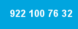 922 100 76 32